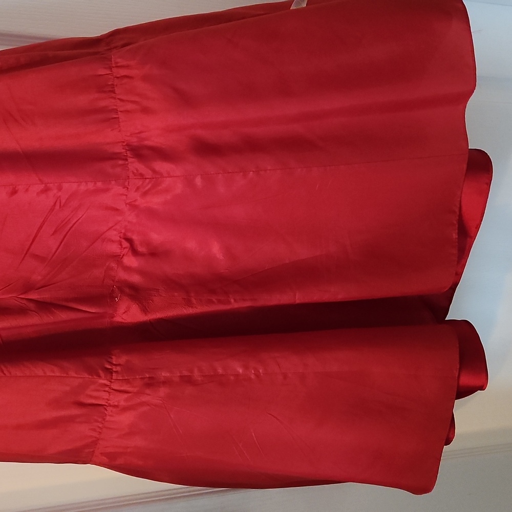 Adrianna Papell Red Flared Dress Size 6 - Picture 11 of 12